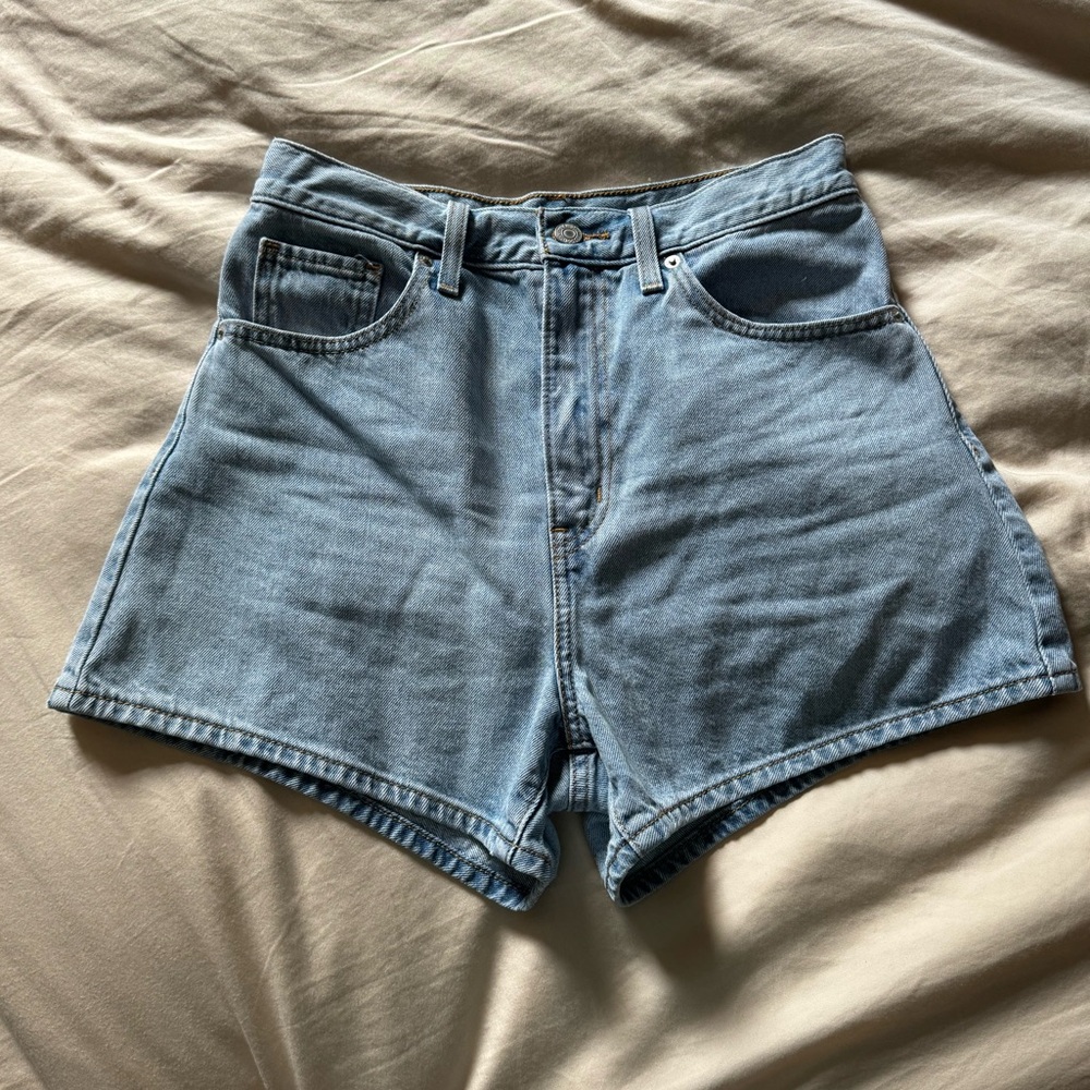 Levis high waisted mom shorts